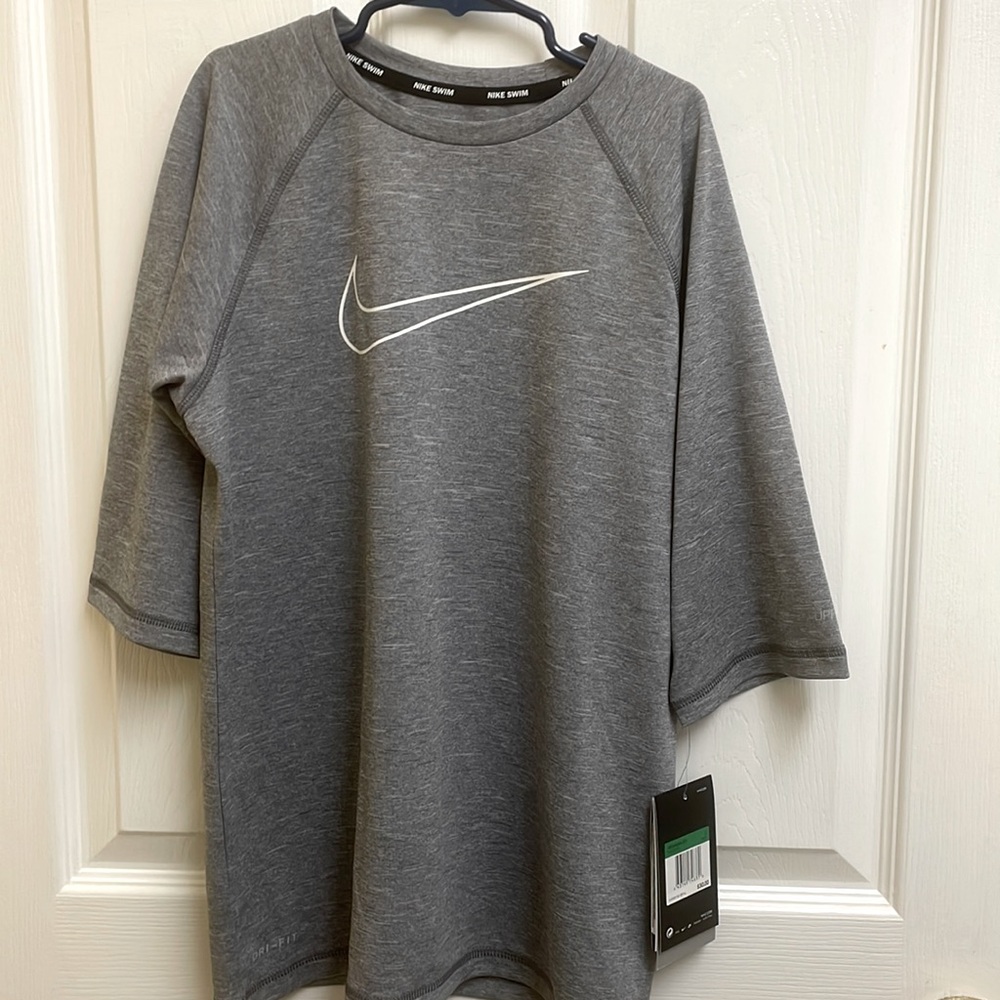 Nike swim shirt youth large
